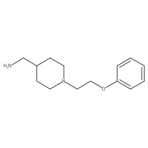 4-Aminomethyl-1-(2-phenoxyethyl)piperidine结构式