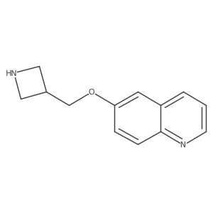 6-[(Azetidin-3-yl)methoxy]quinoline Structure