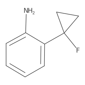 2-(1-Fluorocyclopropyl)aniline结构式