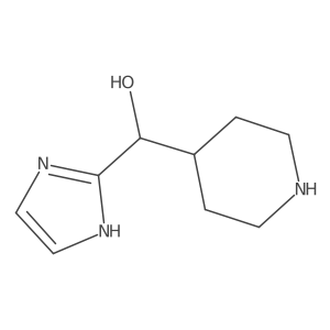 1H-imidazol-2-yl(piperidin-4-yl)methanol结构式