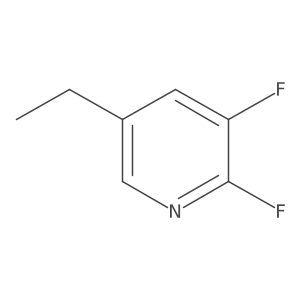 5-Ethyl-2,3-difluoropyridine结构式
