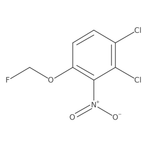1,2-Dichloro-4-fluoromethoxy-3-nitrobenzene结构式