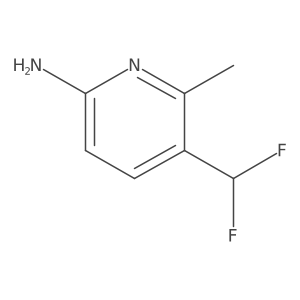5-(Difluoromethyl)-6-methylpyridin-2-amine Structure