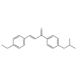 2-Propen-1-one, 3-(4-methoxyphenyl)-1-[4-(1-methylethoxy)phenyl]-, (E)- Structure