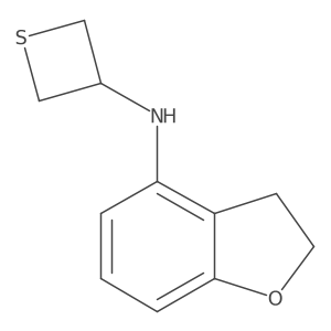 N-(Thietan-3-yl)-2,3-dihydrobenzofuran-4-amine结构式