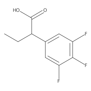 2-(3,4,5-Trifluorophenyl)butanoic acid结构式