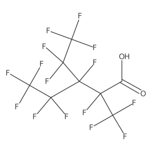 2,3,4,4,5,5,5-Heptafluoro-3-(pentafluoroethyl)-2-(trifluoromethyl)pentanoic acid结构式