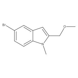 5-Bromo-2-(methoxymethyl)-1-methyl-1H-indole Structure