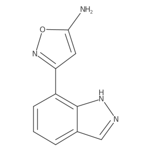 3-(1H-indazol-7-yl)-1,2-oxazol-5-amine Structure