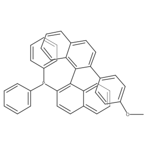 (2'-(4-Methoxyphenyl)-[1,1'-binaphthalen]-2-yl)diphenylphosphane Structure