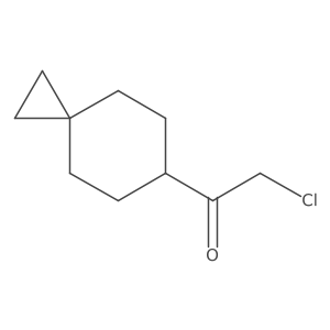 2-Chloro-1-spiro[2.5]octan-6-ylethanone Structure