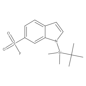 1-(tert-butyldimethylsilyl)-1H-indole-6-sulfonyl fluoride结构式