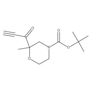 Tert-butyl 2-methyl-2-(prop-2-ynoyl)morpholine-4-carboxylate Structure