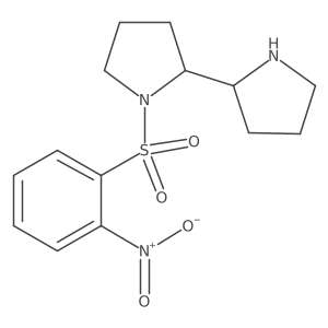 1-(2-Nitrobenzenesulfonyl)-2,2'-bipyrrolidine结构式