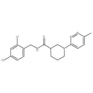 N-(2,4-dichlorobenzyl)-1-(6-methylpyridazin-3-yl)piperidine-3-carboxamide Structure