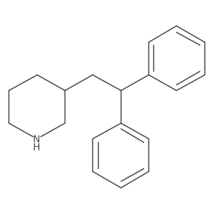 3-(2,2-Diphenylethyl)piperidine结构式