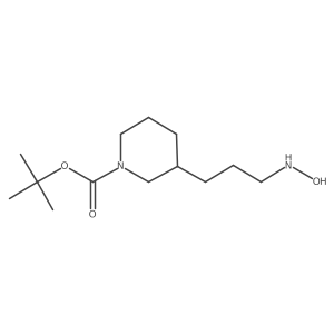Tert-butyl 3-[3-(hydroxyamino)propyl]piperidine-1-carboxylate Structure