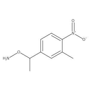 O-[1-(3-methyl-4-nitrophenyl)ethyl]hydroxylamine结构式