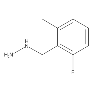 [(2-Fluoro-6-methylphenyl)methyl]hydrazine结构式