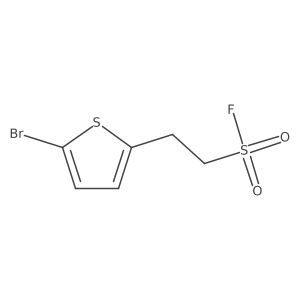 2-(5-Bromothiophen-2-yl)ethane-1-sulfonyl fluoride Structure