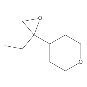 4-(2-Ethyloxiran-2-yl)oxane结构式