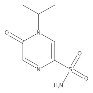 4-Isopropyl-5-oxo-4,5-dihydropyrazine-2-sulfonamide Structure