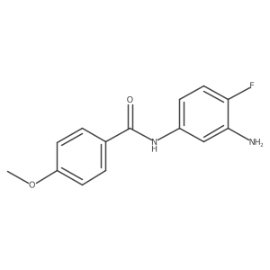 N-(3-Amino-4-fluorophenyl)-4-methoxybenzamide Structure