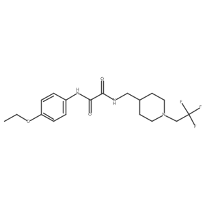 N'-(4-ethoxyphenyl)-N-{[1-(2,2,2-trifluoroethyl)piperidin-4-yl]methyl}ethanediamide Structure