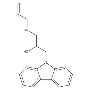 1-(allylamino)-3-(9H-carbazol-9-yl)-2-propanol Structure