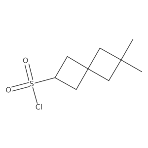 2,2-Dimethylspiro[3.3]heptane-6-sulfonyl chloride Structure