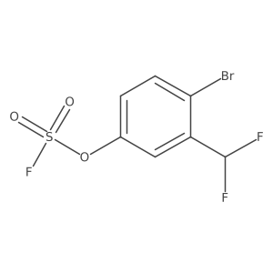 4-Bromo-3-(difluoromethyl)phenylfluoranesulfonate结构式