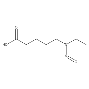 5-[Ethyl(nitroso)amino]pentanoic acid Structure