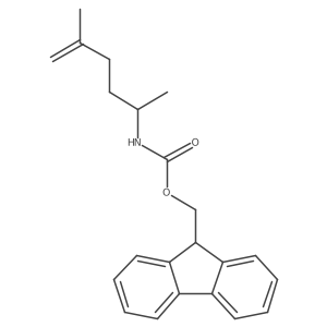 (9H-fluoren-9-yl)methyl N-(5-methylhex-5-en-2-yl)carbamate Structure
