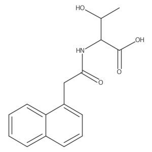 3-Hydroxy-2-[2-(naphthalen-1-yl)acetamido]butanoic acid结构式
