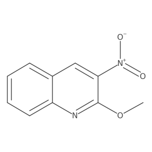 2-Methoxy-3-nitroquinoline结构式