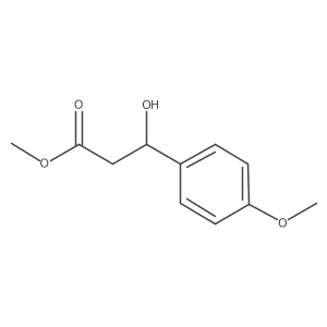 Methyl (3S)-3-hydroxy-3-(4-methoxyphenyl)propanoate Structure