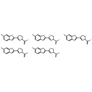 2-(6-Methyl-1,3-benzothiazol-2-yl)-4,5-dihydro-1,3-thiazole-4-carboxylic acid结构式