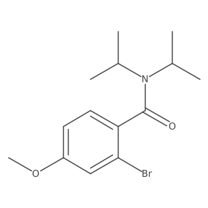 2-Bromo-4-methoxy-N,N-bis(1-methylethyl)benzamide Structure