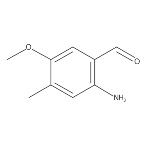 2-Amino-5-methoxy-4-methylbenzaldehyde Structure