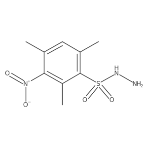 2,4,6-Trimethyl-3-nitrobenzenesulfonic acid hydrazide结构式