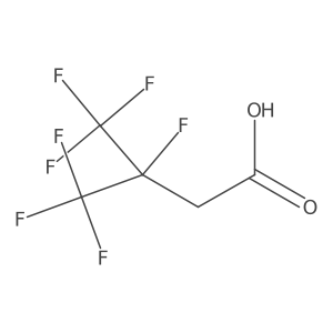 3,4,4,4-Tetrafluoro-3-(trifluoromethyl)butanoic acid结构式