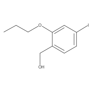 (4-Iodo-2-propoxyphenyl)methanol Structure