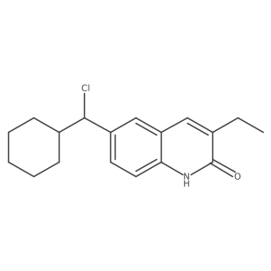 6-(Chlorocyclohexylmethyl)-3-ethyl-2(1H)-quinolinone结构式