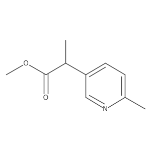 Methyl 2-(6-methylpyridin-3-yl)propanoate结构式