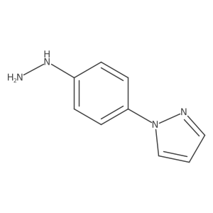 1-(4-hydrazinylphenyl)-1H-pyrazole结构式