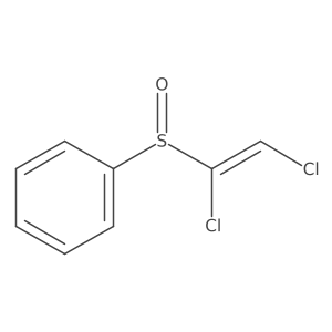 [(1,2-Dichloroethenyl)sulfinyl]benzene结构式