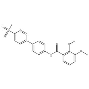 2,3-dimethoxy-N-(4-(6-(methylsulfonyl)pyridazin-3-yl)phenyl)benzamide Structure