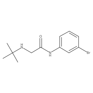 N-(3-bromophenyl)-2-(tert-butylamino)acetamide Structure