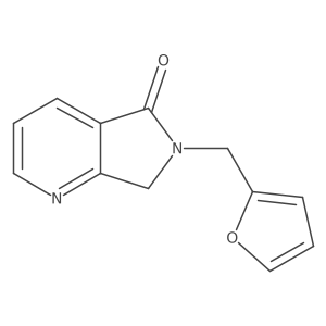 5h-Pyrrolo[3,4-b]pyridin-5-one,6-(2-furanylmethyl)-6,7-dihydro-结构式