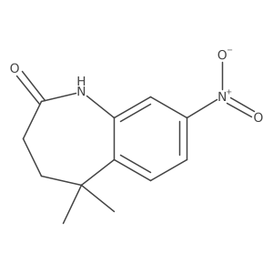 5,5-Dimethyl-8-nitro-4,5-dihydro-1H-benzo[B]azepin-2(3H)-one Structure